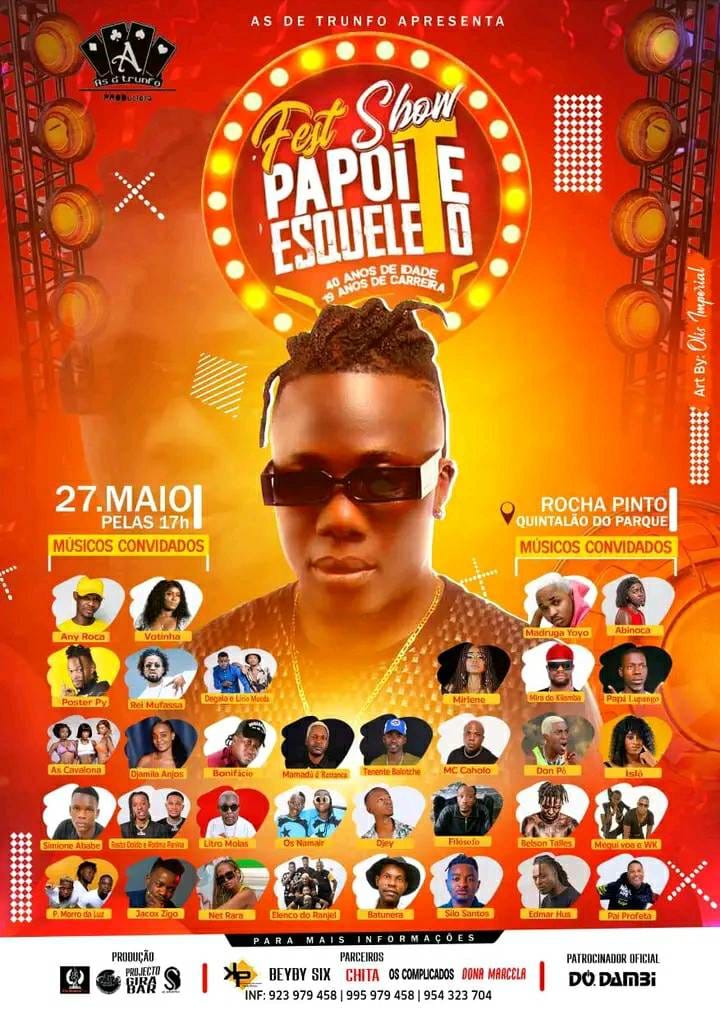 Fest Show Papoite Esqueleto